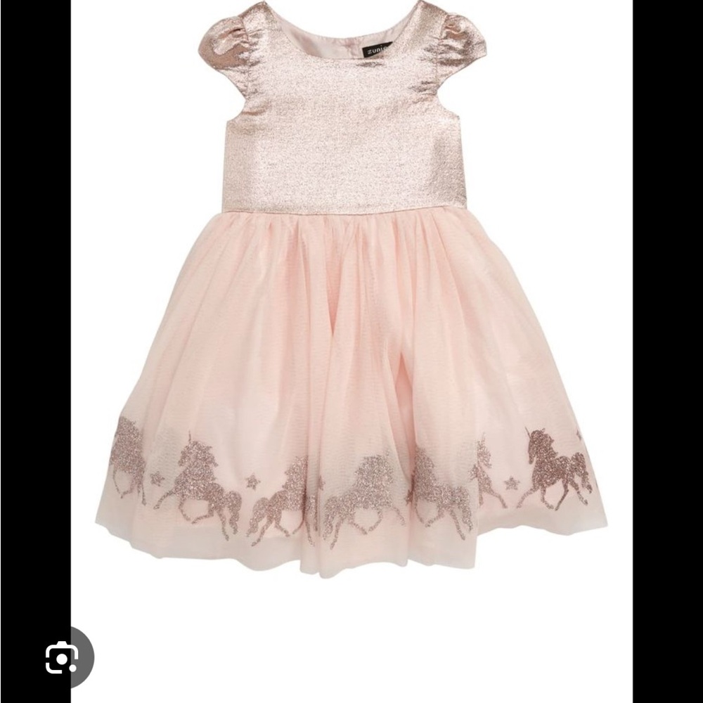 Zunie Pink and Silver Unicorn Dress
